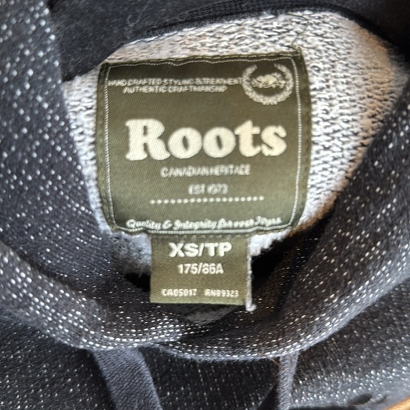 Roots Black Hoodie for Men - Picture 2 of 3